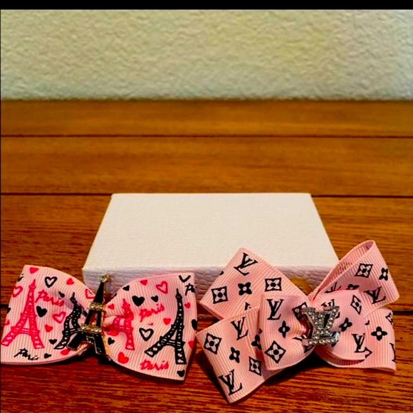 *HP NEW & UNWORN TOP KNOT BOW FOR YOUR SMALL DOG - Picture 6 of 6